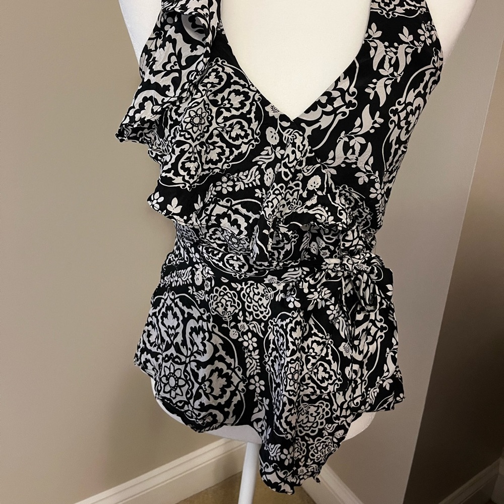 WHBM silk halter top